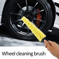 Car Wheel Brush Tire Cleaning Brushes Tools Car Rim Scrubber Cleaner Duster Handle Motorcycle Truck Wheels Car Washing Brush