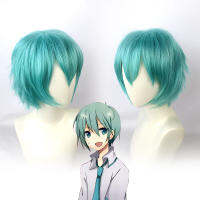 รักสงคราม Hatsune รุ่นผู้ชาย vocaloid สีฟ้าน้ำ cos วิกผม mikuo ดาบวุ่นวาย