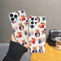 เคสสำหรับ OPPO A37 A39 A57 A59 A71 A77 A83 A73 A79 F5 A3 A5 A12E A7 A15 F9 A15S A35 A8 A31 A15S เคสโทรศัพท์แบบใส A9 F11 A11 A11X A9แฟชั่นโปรการ์ตูนเท่ๆปิดคลุมป้องกันการกระแทกนุ่มๆ