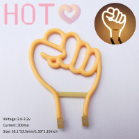 Hot? ไฟ LED 3V ทรงกำปั้นเอดิสันไส้หลอดแบบยืดหยุ่นสำหรับเทศกาลคริสต์มาสวันหยุดงานปาร์ตี้ไฟตกแต่งตัวอักษรความรักอุปกรณ์เสริมหลอดไฟ DIY