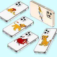 เคสโทรศัพท์ หรับ iPhone 13 14 G9 Moto 12 G8 Play Mini SE Power Max Plus Pro อ่อนนุ่ม โปร่งใส ปก T-115 The Lion King