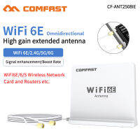 Tri Band 2.45GHz6GHz HIGH GAIN OMNI Directional EXTENSION เสาอากาศสำหรับ In AX210200 NGW WiFi 6 e 65อะแดปเตอร์ Wifi6 Router