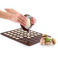 【lz】✹♀  Non-stick molde de cozimento de silicone 48 furos para macaroon macaroon forno assadeira diy ferramentas úteis para bolo bakeware