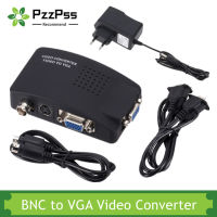 PzzPss 1080P BNC VGA Composite S-Video to VGA Converter Video Converter VGA Output Adapter Digital Switch Box For Mac TV Camera