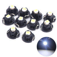 [Faster YG] 10X T3 WEDGE 1 SMD 1210หลอดไฟ LED รถยนต์ HVAC ไฟควบคุมสภาพภูมิอากาศ Super White