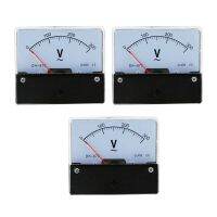 3X Rectangle AC 0-300V Gauge Analog Voltage Panel Meter Voltmeter DH670