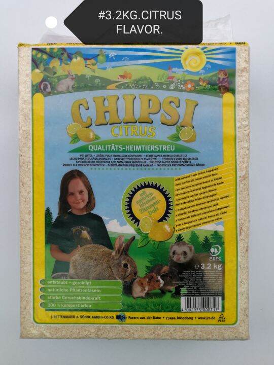 [1xPcs] Chipsi Fruit Scent Wood Bedding 3.2kg 60Litre (Random Scent