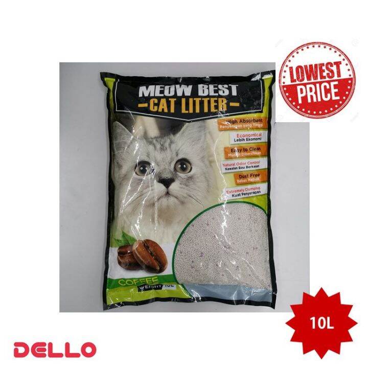Clean & Fresh Bentonite Cat Litter (10L) Assorted Brands Lazada