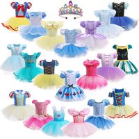 Birthday Fancy Fairy Toddler Girl Princess Dress Up Baby Ballet Tutu Dress Rapunzel Alice Belle Elsa Child Costume Party Dresses