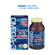 Viên Uống Dầu Cá Omega 3 Orihiro 180 Viên Phòng Ngừa Các Bệnh Tim Mạch