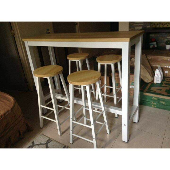 Bar table Ergonomic Modern Mini Bar Counter table with Rotating 360 Bar