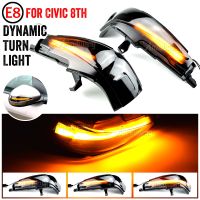 2X For Honda Civic Mk8 FA FD FG 2006 2011 Dynamic Led Side Wing Mirrors Turn Signal Light Indicator Lamp 34300SNB013 34350SNB013