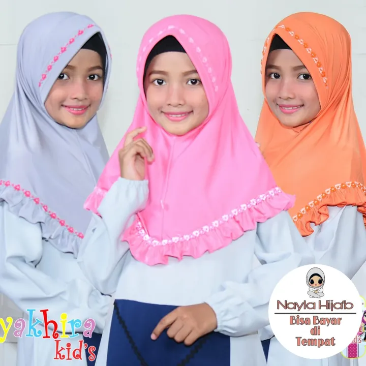 BISA COD Kerudung Anak Jilbab Anak Syakhira Melati Termurah Dan ...