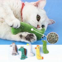 Catnip Toy Cats Products Pets Cute Cat Toys Kitten Teeth Grinding Plush Thumb Pillow Pet Accessories Protect Mouth Cat Supplies