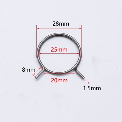 1.5x28x8mm Anti-theft Door Lock Torsion Springs Repaired Metal Coil Replacement Accessories Parts for Electronic Locks Handle Spine Supporters