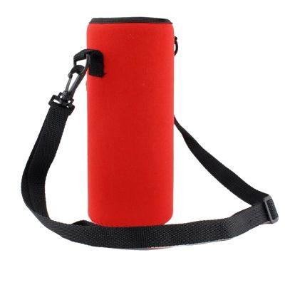 กระเป๋าใส่ถ้วยน้ำร้อนถุงรักษาอุณหภูมิฝาขวดน้ำกีฬาแบบพกพาชุดถ้วยแก้วสุญญากาศอุปกรณ์ตั้งแคมป์กีฬา1L-1.3L ขวดน้ำ
