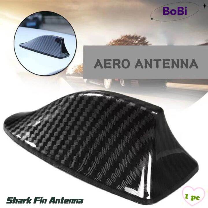 Carbon fibre UNIVERSAL SHARKS FIN ANTENNA FOR ALL CAR WATER PROOF AM/FM