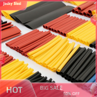 Jacky 328 pcs 5สี8ขนาดสารพัน2:1 Heat Shrink tubing Wrap Sleeve Kit TOP