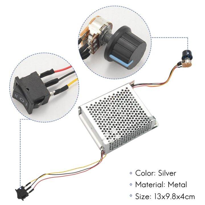 dc-10-55v-100a-3000w-motor-speed-controller-reversible-pwm-control-forward-and-reverse-controller