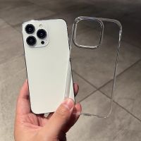 Luxury Original Transparent Silicone Case For Apple iPhone 14 11 12 13 Pro Max Mini XR XS 6S 7 8 Plus SE 2020 Phone Accessories