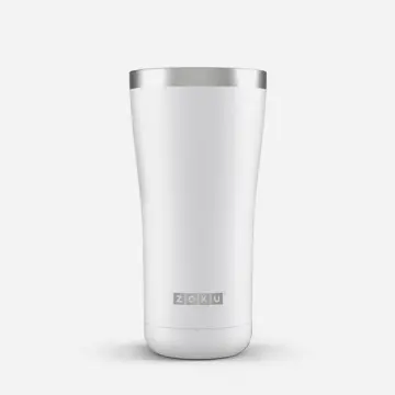 Zoku 12oz 3-in-1 Stainless Steel Tumbler Powder Coated Black