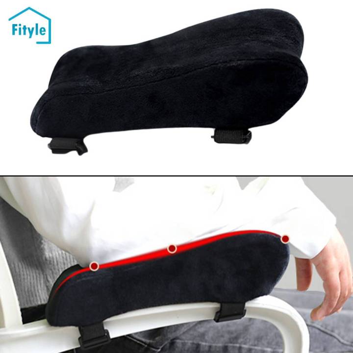 1pc Black Armrest Pad Office Chair Arm Covers Arm Rest Pillow Office Chair  Elbow Pillow Office Chair Armrest Covers Chair Armrest Elbow Support Stress  Reliever Cover Pad