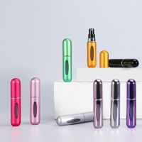 5ml Portable Mini Refillable Perfume Atomizer Aluminum Perfume Bottle Portable Perfume Spray Bottle Travel Parfume Mini Bottle Travel Size Bottles Con