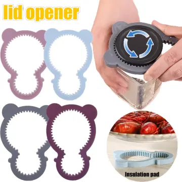 Rubber Bottle Opener Pad With Multifunctional Silicone Opening For