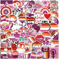 Stickers Lesbian Pride Cartoon Kids Toys Sticker Pack Stationery Decals Graffiti Notebook Scrapbooking Bicycle Luggage Classroom Stickers