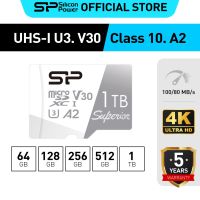 Silicon Power High Speed Memory Card รุ่น Superior A2 microSDXC UHS-I with Adapter, Read 100MB/s Write 80MB/s