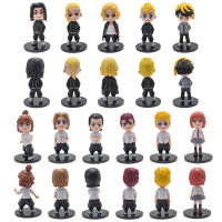 โตเกียว Revengers ตัวเลข5ชิ้นชุดตัวเลข Hanagaki Takemichi Ryuguji เคน Baji Keisuke Matsuno Chifuyu อะนิเมะการกระทำ Figurines