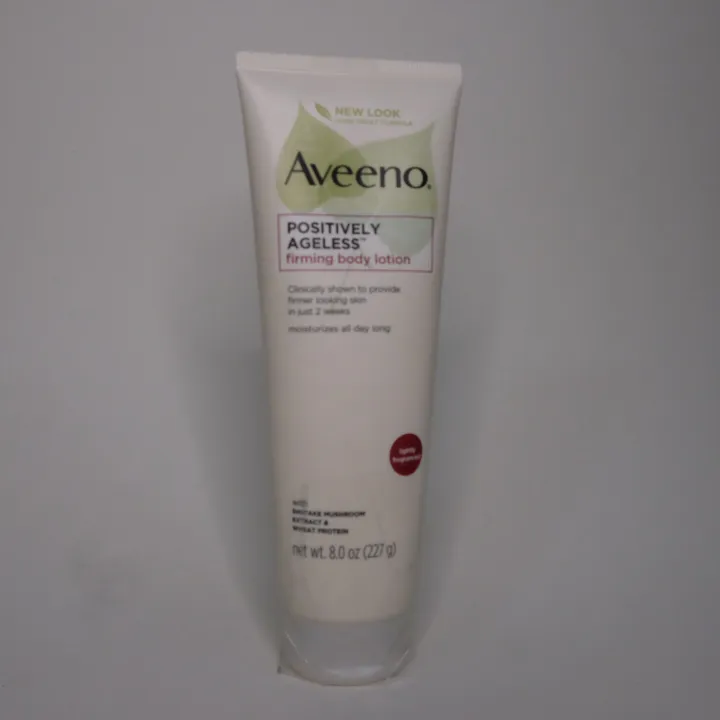 Aveeno Positively Ageless Firming Body Lotion with Shitake Mushroom
