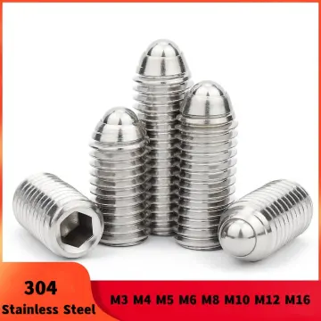 Stainless Steel304 316 Flat Point Hex Socket Grub Screw Brass or Nylon Tip  Set Screw - China Screw, Machine Screws