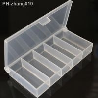 5 Compartments Fishing Tackle Box Plastic Waterproof Fishing Equipment Soft Fish Lure Hook Bait Storage Case Organizer Container