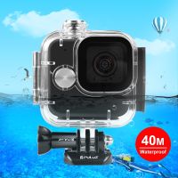 สำหรับ GoPro Hero11ขนาดเล็กสีดำป้องกันขนาด40ม. กระเป๋ากล้องกันน้ำติดตั้งแบบธรรมดาและสกรู (ใส)