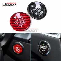 Carbon Fiber For Ford F150 Explorer Mondeo Focus Edge Everest Start Stop Engine Button Switch Sequins Sticker Cover Trim