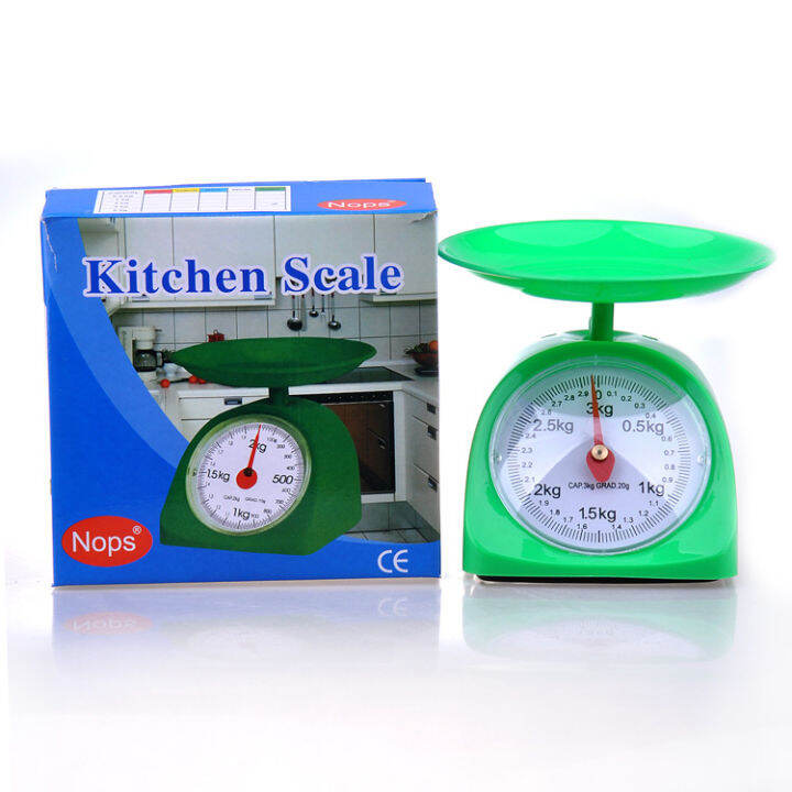 Nops Kitchen Scale 3 KG Mechanical Spring Kitchen Scale Lazada