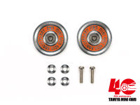 95643 TAMIYA Mini 4WD 40th Anniversary 19mm Aluminium Ball-Race Rollers (Ringless)