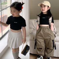 BABYROOM❤️พร้อมส่ง❤️เสื้อครอปเด็ก เสื้อเด็ก เเฟชั่นเด็ก สวมใส่สบาย(717)