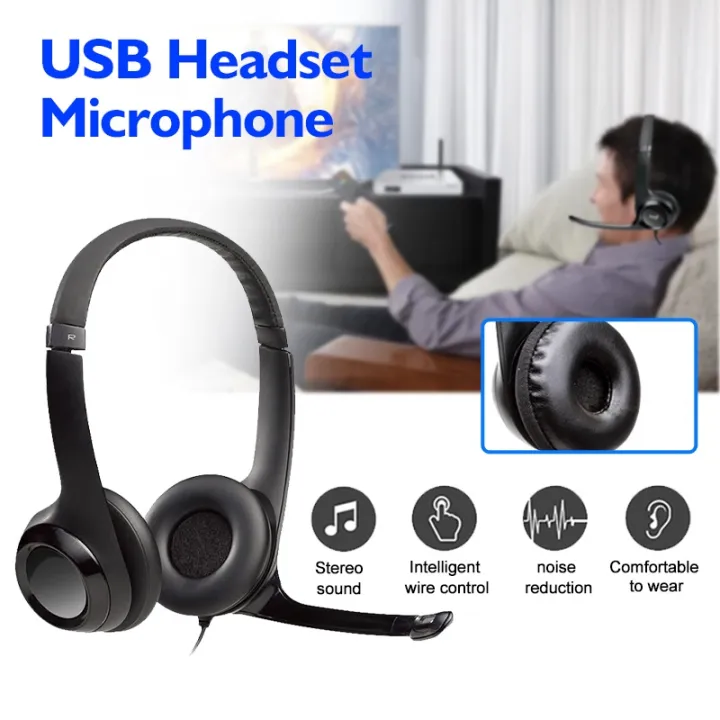 Logi tech H390 USB Computer Headset with enhanced digital audio and in