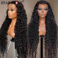 【LZ】﹍  STAR STONE 180  30Inch Loose Deep Wave Lace Front Wig 13x6 Transparent Human Hair Wigs Remy Curly 4X4 Lace Closure Wig For Women