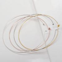 5pcs Copper Wire Hoop Collar Hoop for Jewelry Making Metal 130mm Choker Collar Diy Memory Necklaces Bezel Findings Supplies