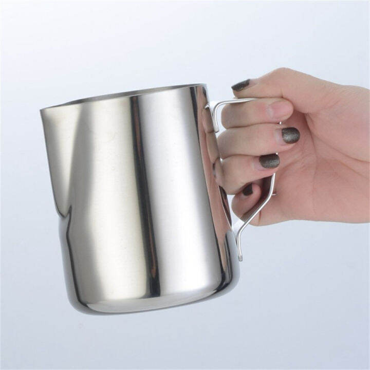 350ml-600ml-900ml-350ml-600ml-900ml-coffee-milk-frothing-jug-latte-art-milk-frother-pitcher-stainless-steel-measurement-jug-espresso-barista-tool-coffee-accessories-silver-color-with-scale-cylinder-mi