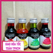 Màu thực phẩm Rayner s 28ml xanh lá, đỏ, hồng đậm, vàng, cam,...