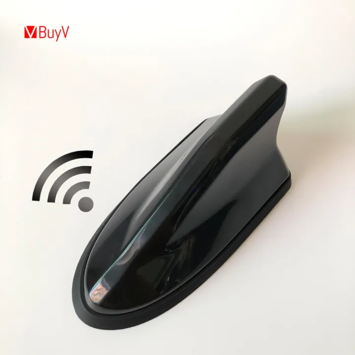 Buyv Black Car Sharkfin Antenna Waterproof Shark Fin Antenna Lazada Ph