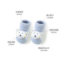 【cw】20 New Year Baby Socks Spring and Autumn Cartoon Doll Non-Slip Floor Socks 0-1-3 Babies Socks-Year-Old Newborn Child ！