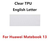 【☑Fast Delivery☑】 g8lumg สติกเกอร์แป้นพิมพ์ Tpu สำหรับ Huawei Matebook 13 Pro ซิลิโคน Us เคสตัวอักษรรัสเซียสำหรับ Huawei Matebook D 14 15ผิวป้องกัน