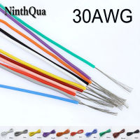 สายซิลิโคน30awg สายเคเบิลยืดหยุ่นพิเศษ0.055mm2ลวดทองแดงกระป๋องสายทดสอบ