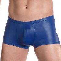 Comeondear Boxers Men Underwear Sexy Night Club Leather Mens Boxers Cuecas Masculina Underpant Boxershorts Man Size 2XL Panties