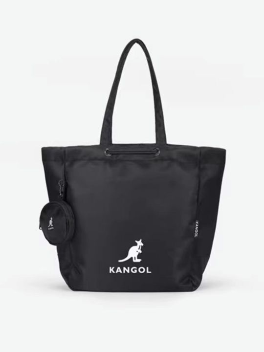 kangol-official-large-tote-bag-womens-large-capacity-commuter-bag-splash-proof-fitness-bag-kangaroo-shoulder-handbag